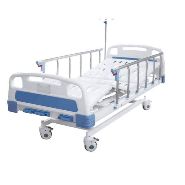 Cama de hospital de tres manivelas