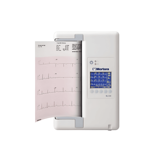 ELECTROCARDIÓGRAFO EN REPOSO PEQUEÑO DE 12 CANALES Mortara