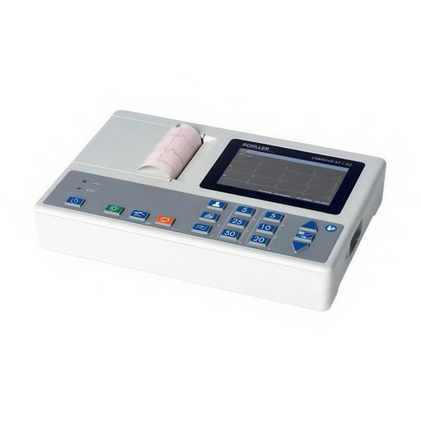 ELECTROCARDIÓGRAFO EN REPOSO PEQUEÑO DE 3 CANALES Schiller